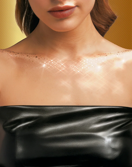 Holographic Collarbone freckle 1 InkUp