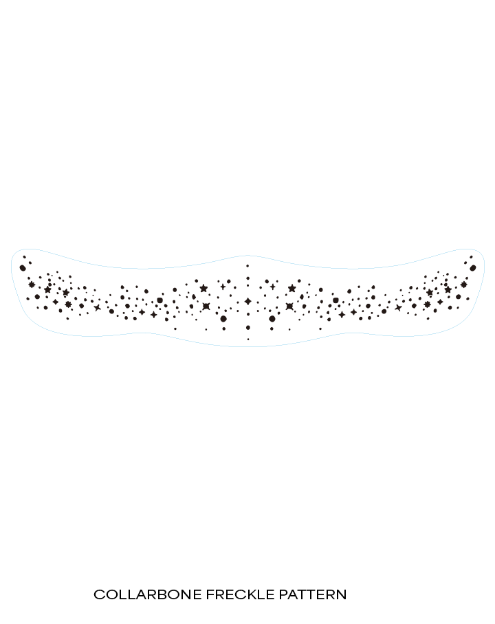 Holographic Collarbone freckle 1 InkUp