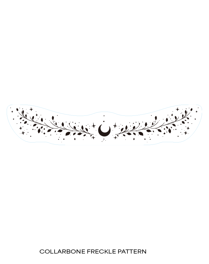 Holographic Collarbone freckles 2 InkUp