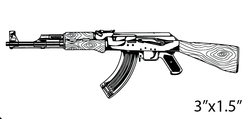 AK-47 rifle INKUP