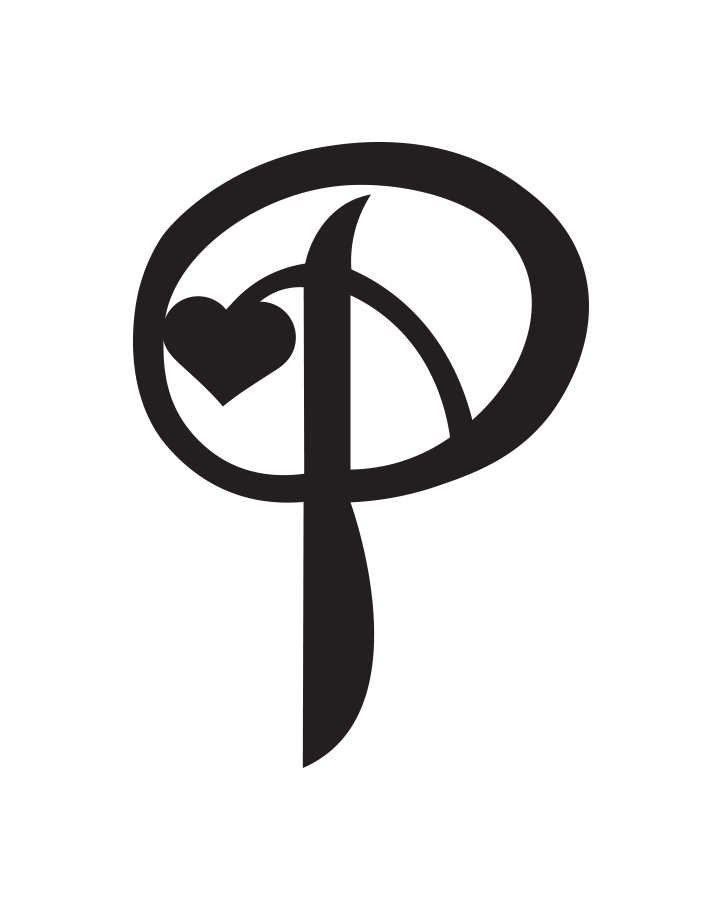 Signature Heart Initial Tattoo InkUp