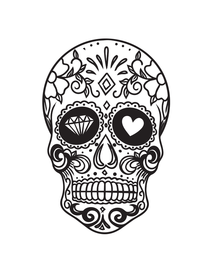 🎁 Calavera (Sugar Skull) InkUp