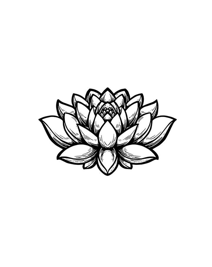 Sacred Lotus Bloom InkUp
