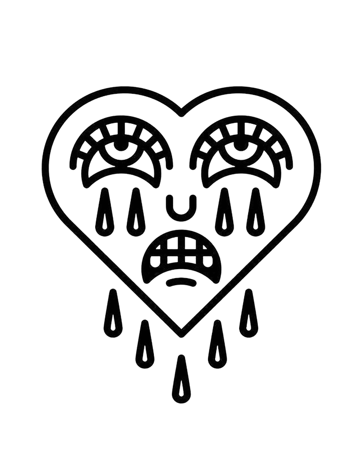 Crying heart InkUp