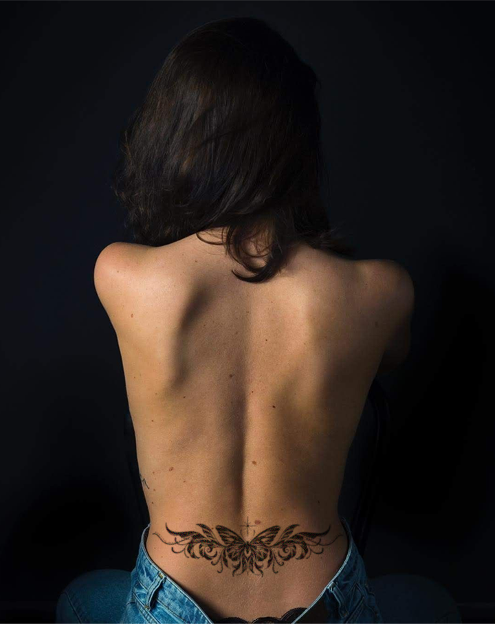 Noir Butterfly Bloom InkUp