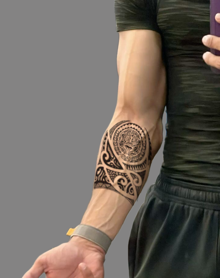 Tribal Sun Mask InkUp