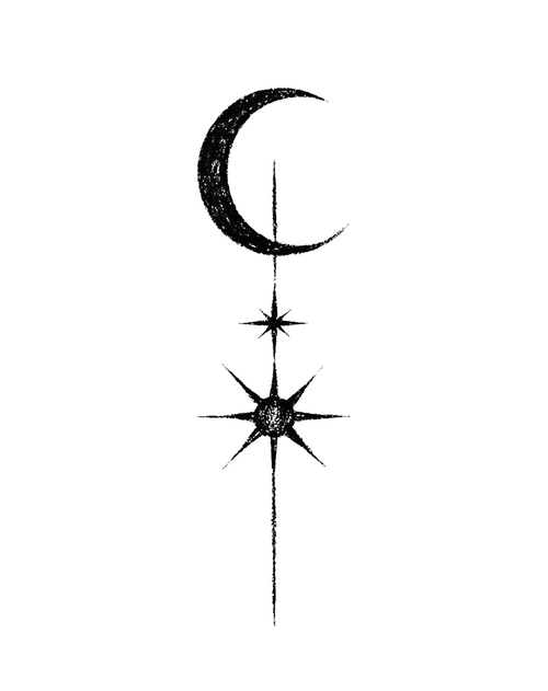 Moon and Constellation