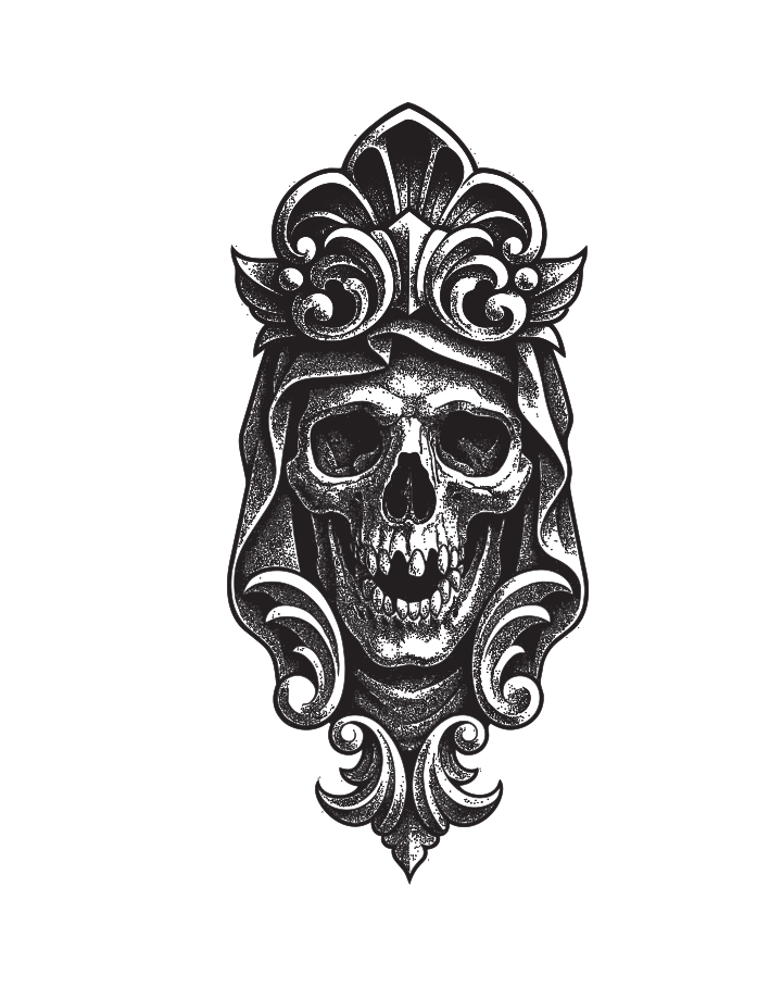 Ornate Skull InkUp