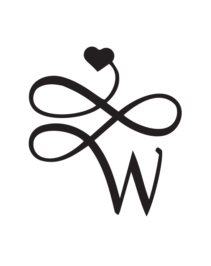 Signature Heart Initial Tattoo InkUp