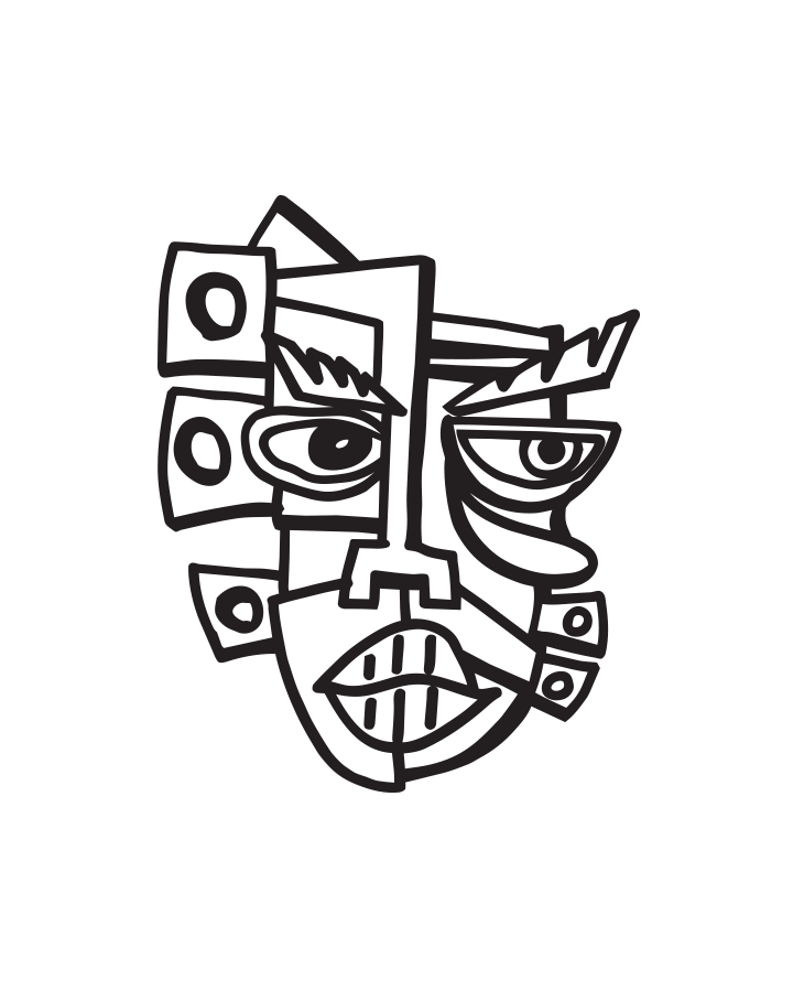 🎁 Cubist Gaze – II InkUp