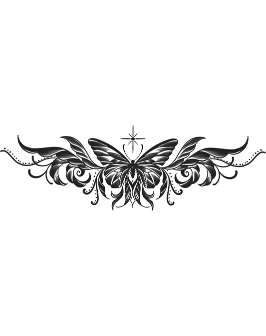 Noir Butterfly Bloom InkUp