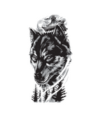 Lone Wolf Spirit InkUp