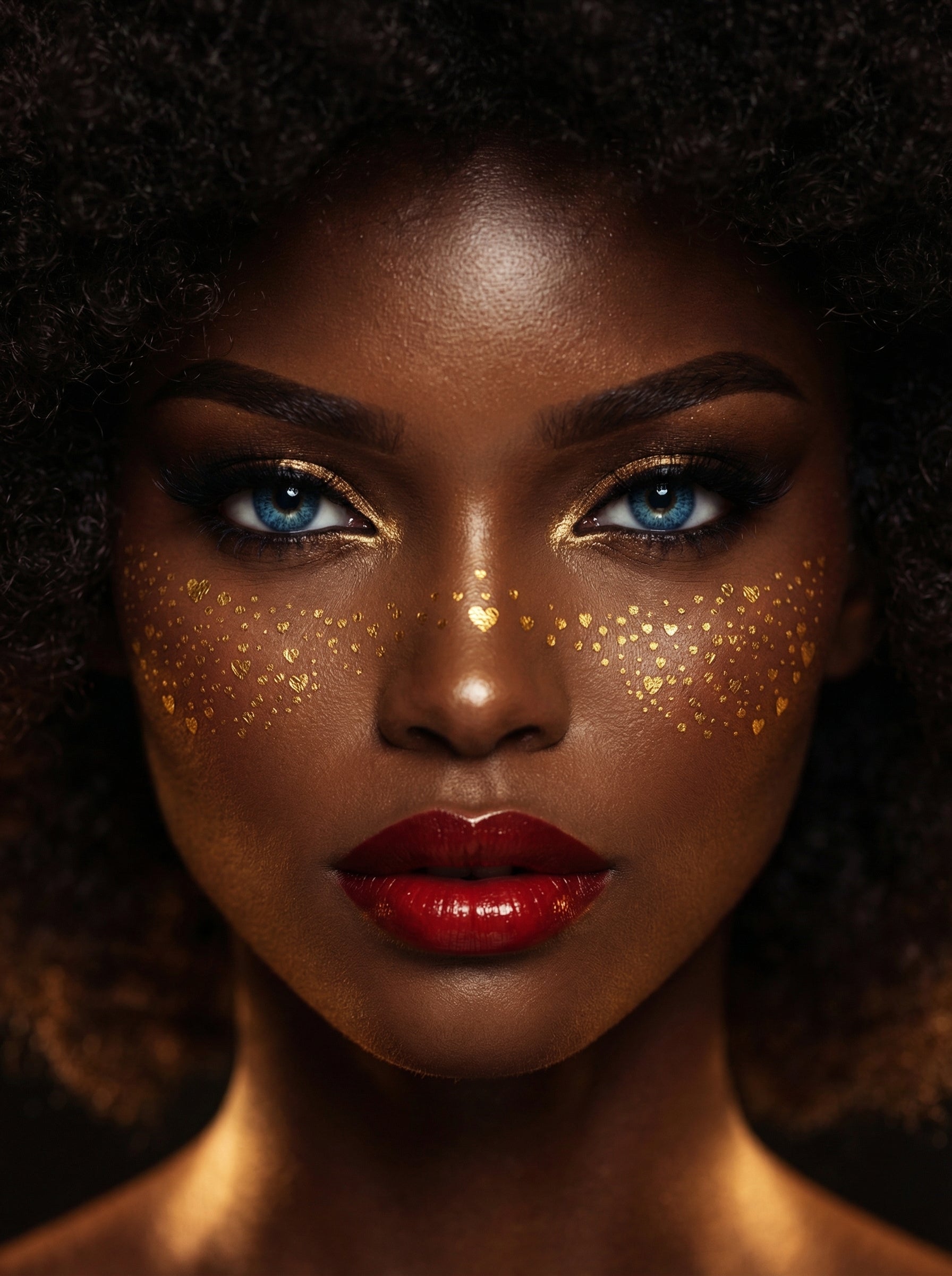 Gold Edition Heart Dust Freckle –  (Pack of 3) InkUp