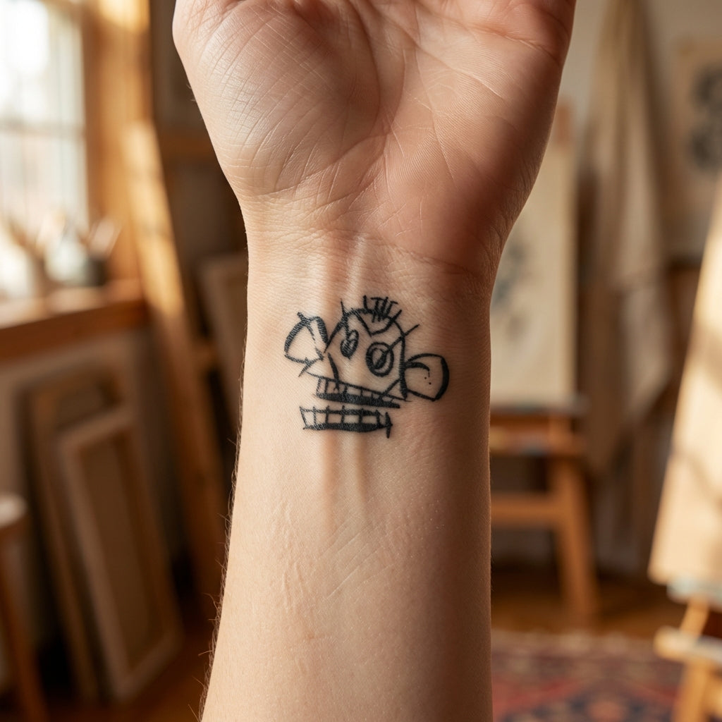 Basquiat Monkey - InkUp