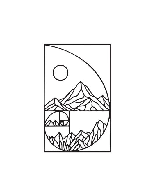 Golden Ratio Peaks - InkUp