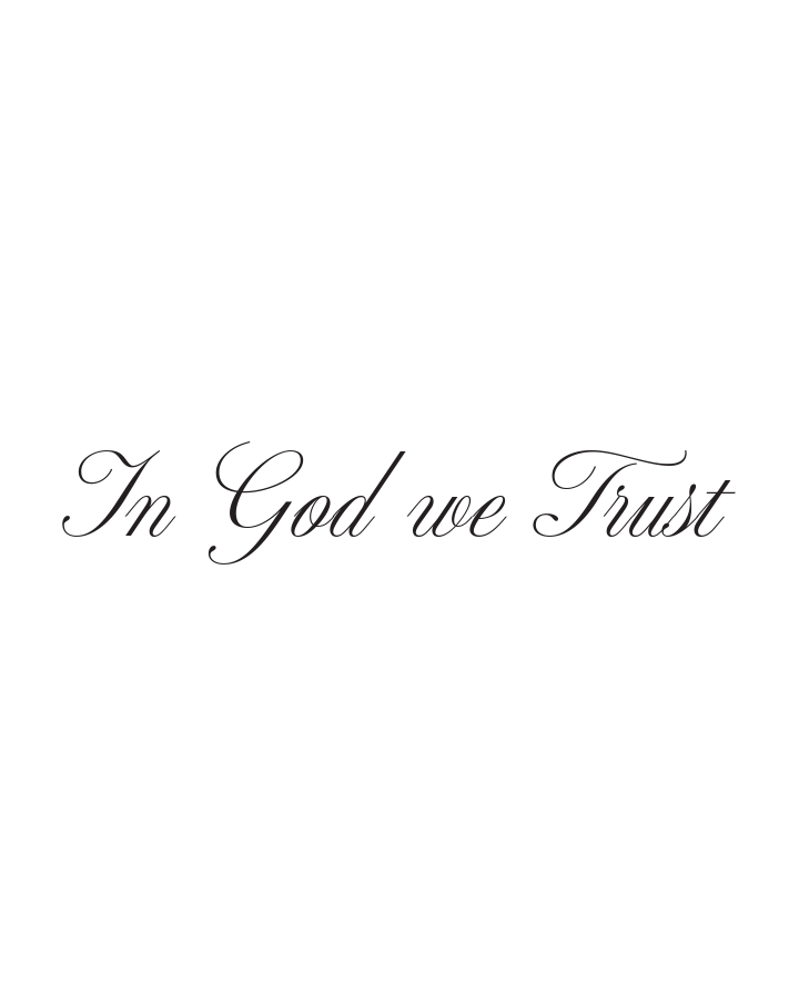 In God We Trust - InkUp