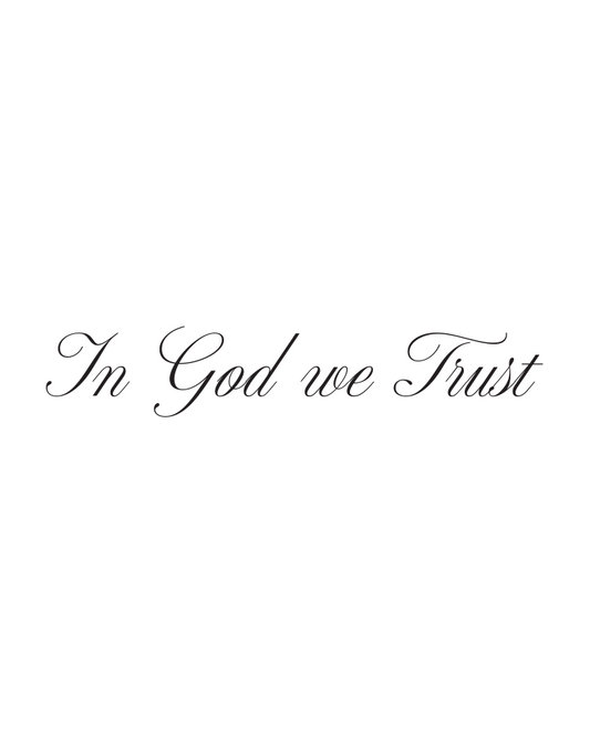 In God We Trust - InkUp