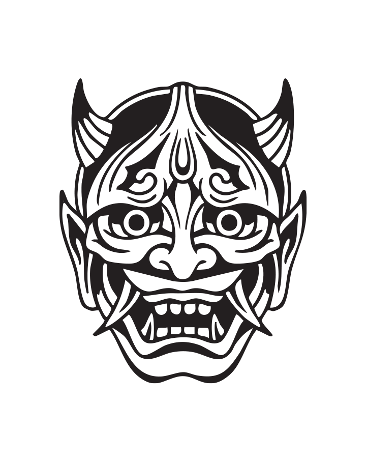Oni Mask - InkUp