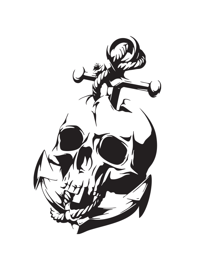 Skull and Anchor - InkUp