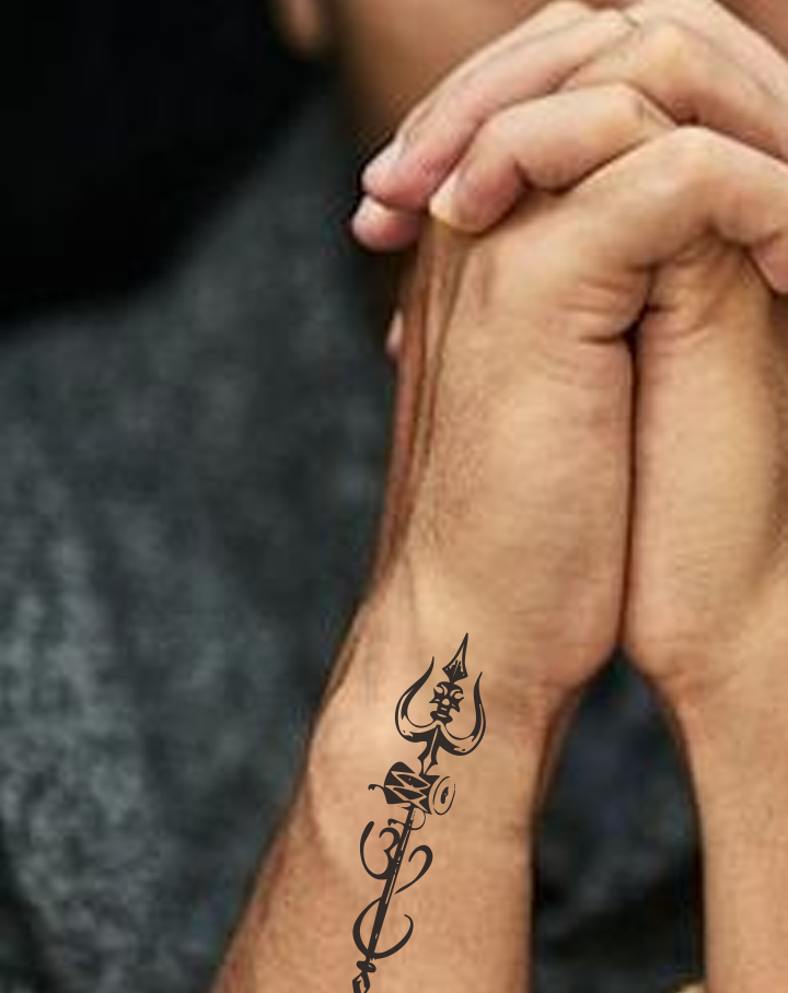 Trishul with Om - InkUp